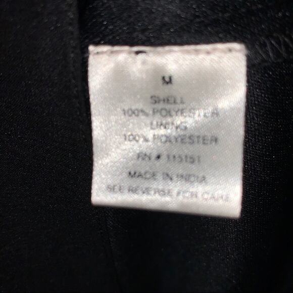 Romeo & Juliet Couture black sequined chiffon knee length halter dress medium M - Picture 6 of 7